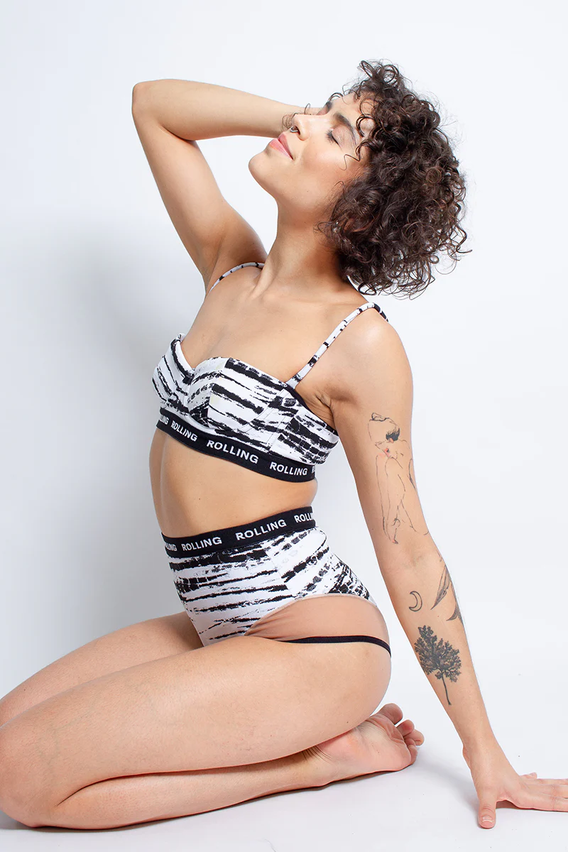 Rolling Alpha Balconette Top - Zebra - Image 3