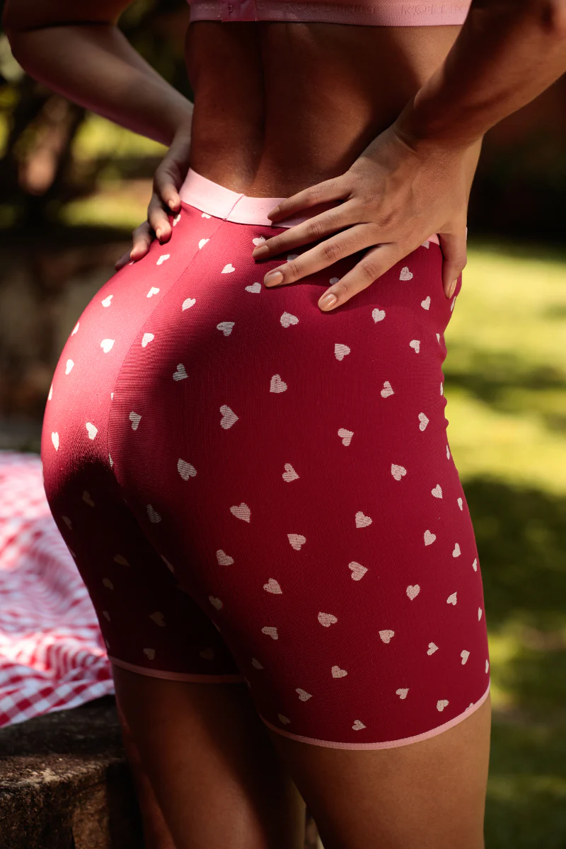 Rolling Alpha Biker Shorts - Sweetheart - Image 2