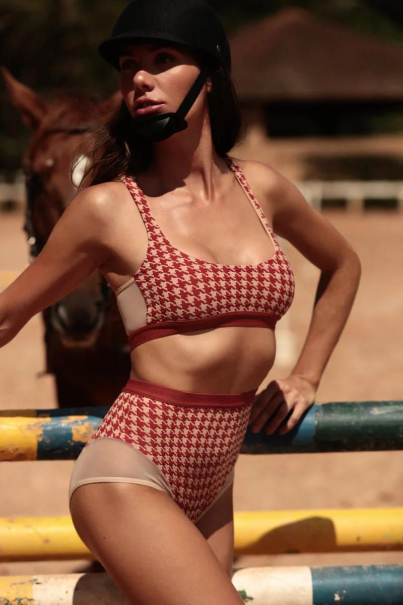 Rolling Alpha High Waisted Hot Pants - Pied - Image 3