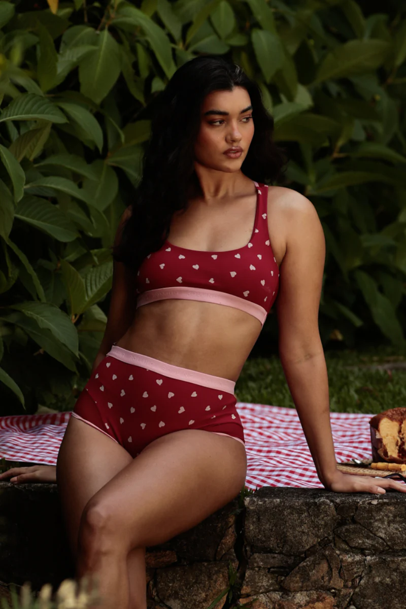 Rolling Alpha High Waisted Hot Pants - Sweetheart - Image 5
