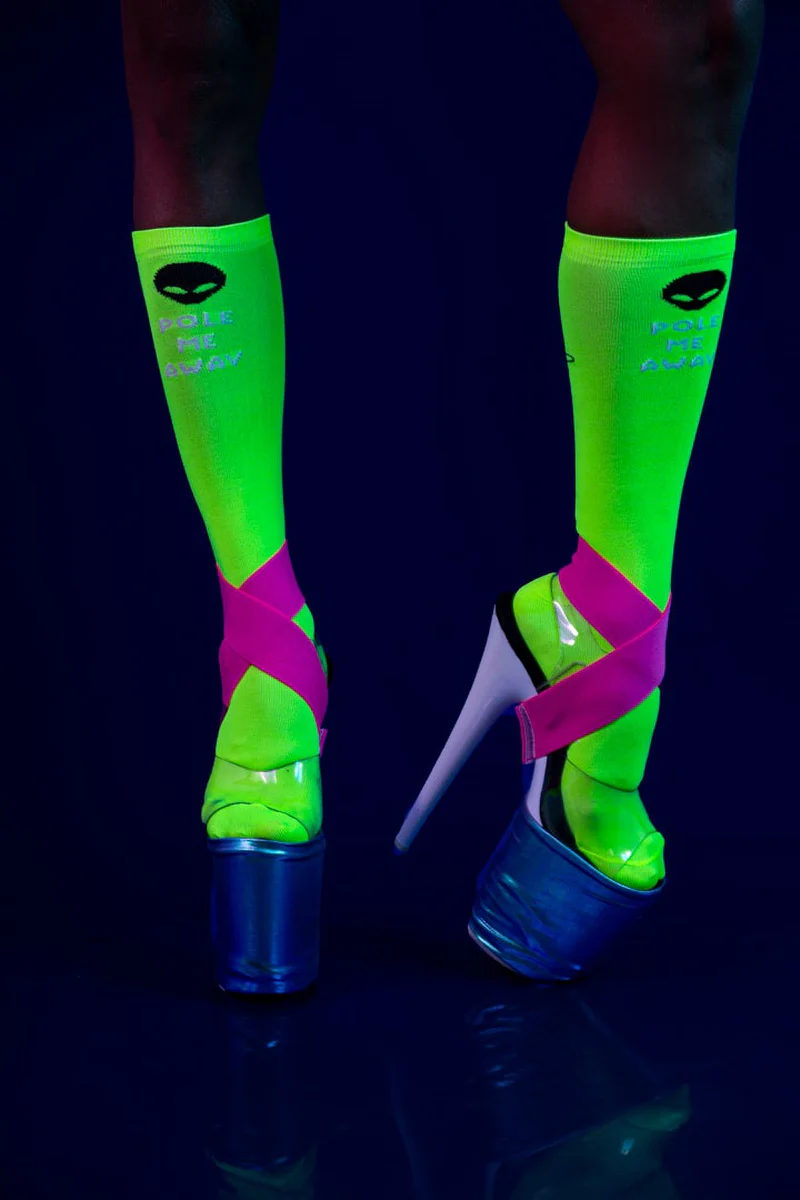 Rolling Ankle Cuff - Neon Pink - Image 2
