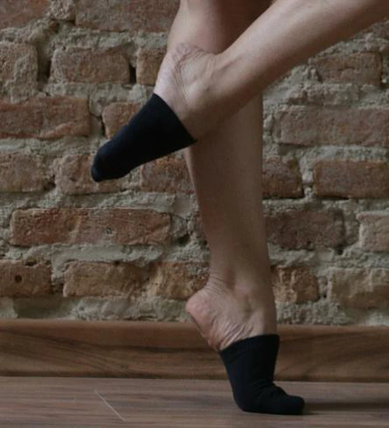 Rolling Contemporary Dance Socks - Black - Image 5