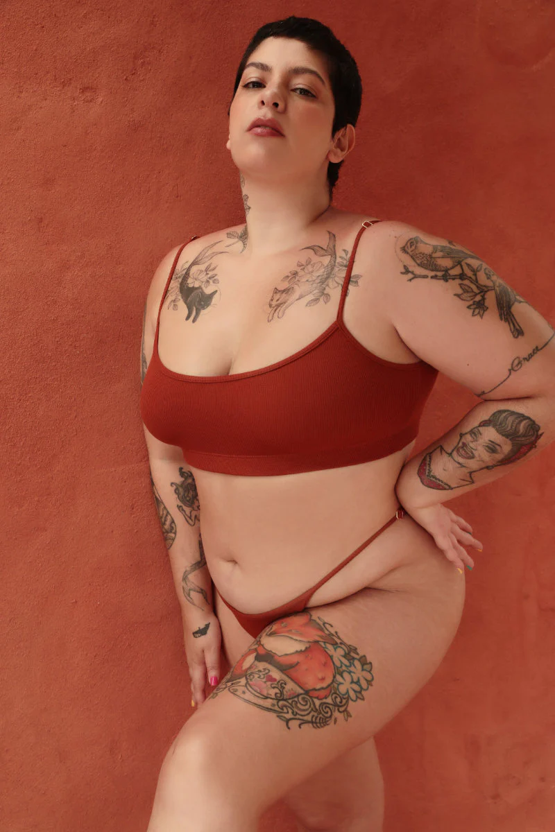 Rolling KI Cheeky Bottoms - Ribbed Clay - Image 4