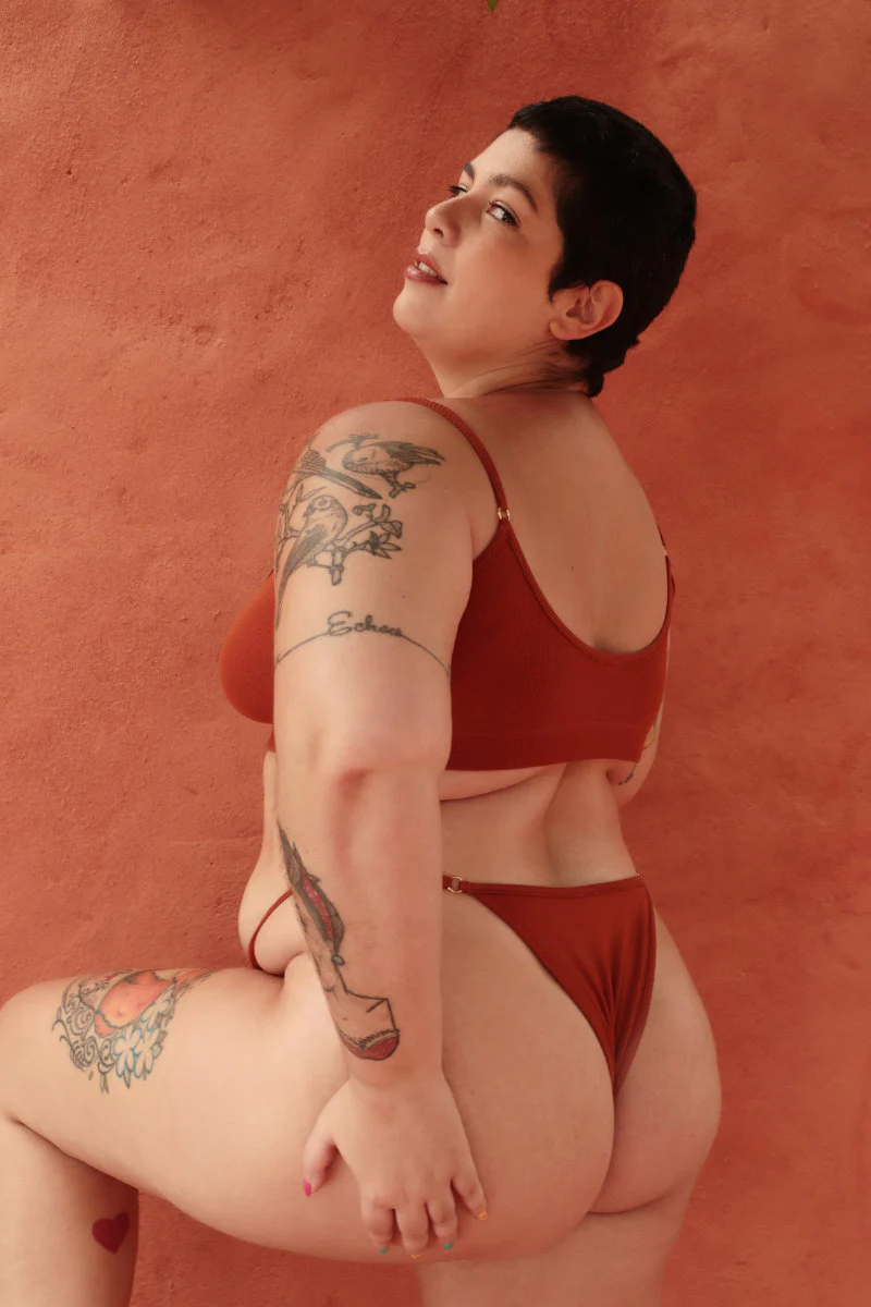 Rolling KI Cheeky Bottoms - Ribbed Clay - Image 5