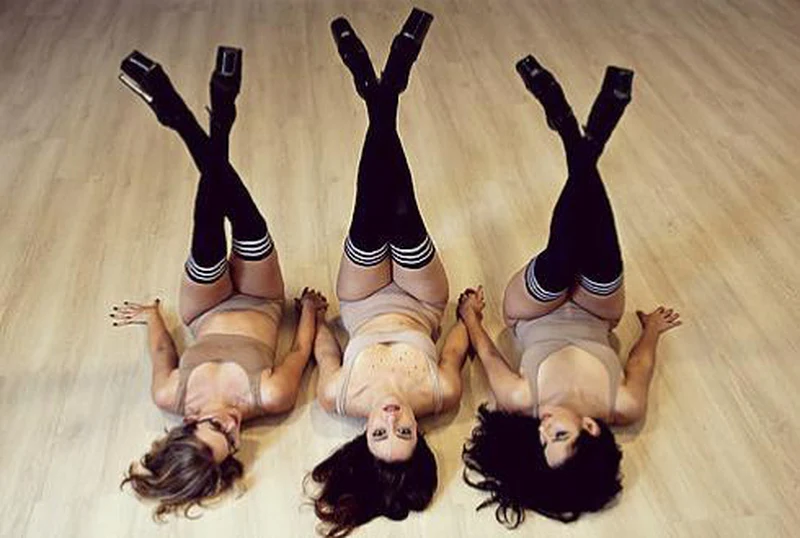 Rolling Over the Knee Socks - Striped Black/White (3 Sizes Available) - Image 6