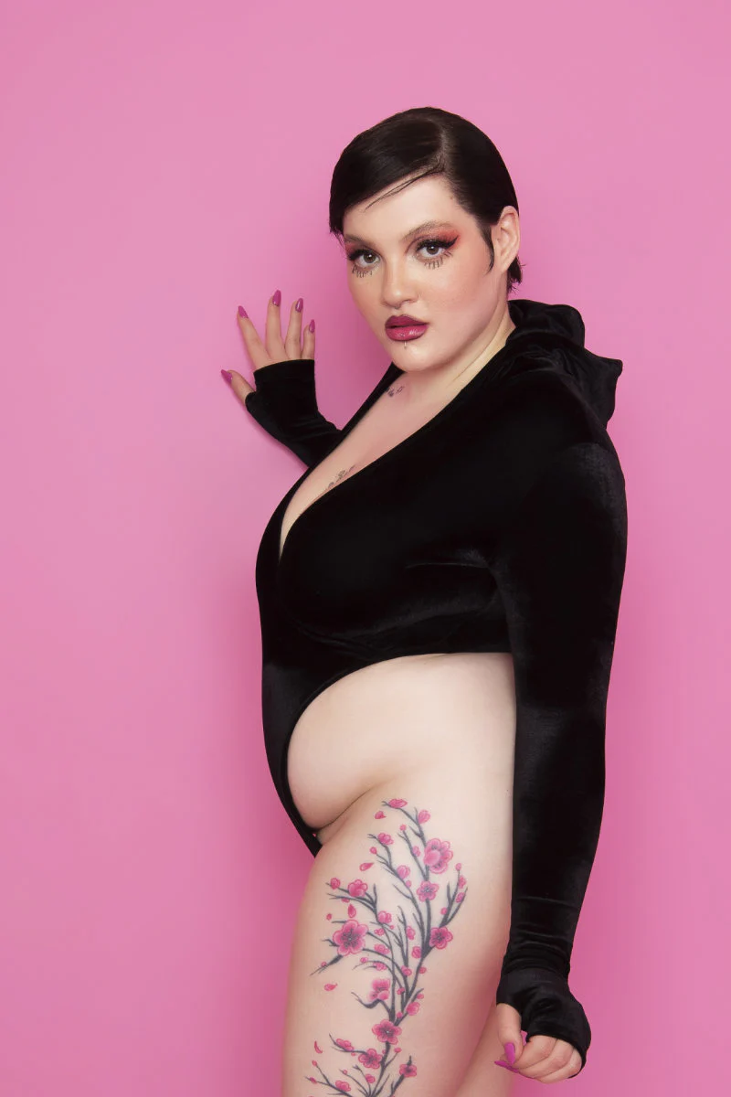 Rolling Paris Bodysuit - Black - Image 3