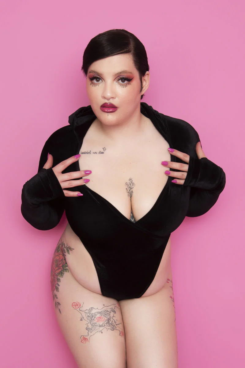 Rolling Paris Bodysuit - Black - Image 4