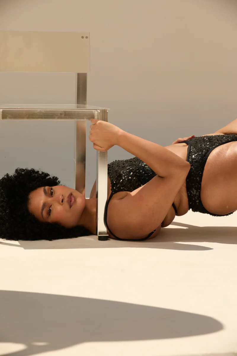 Rolling Vento Bottoms - Black Sequins - Image 3