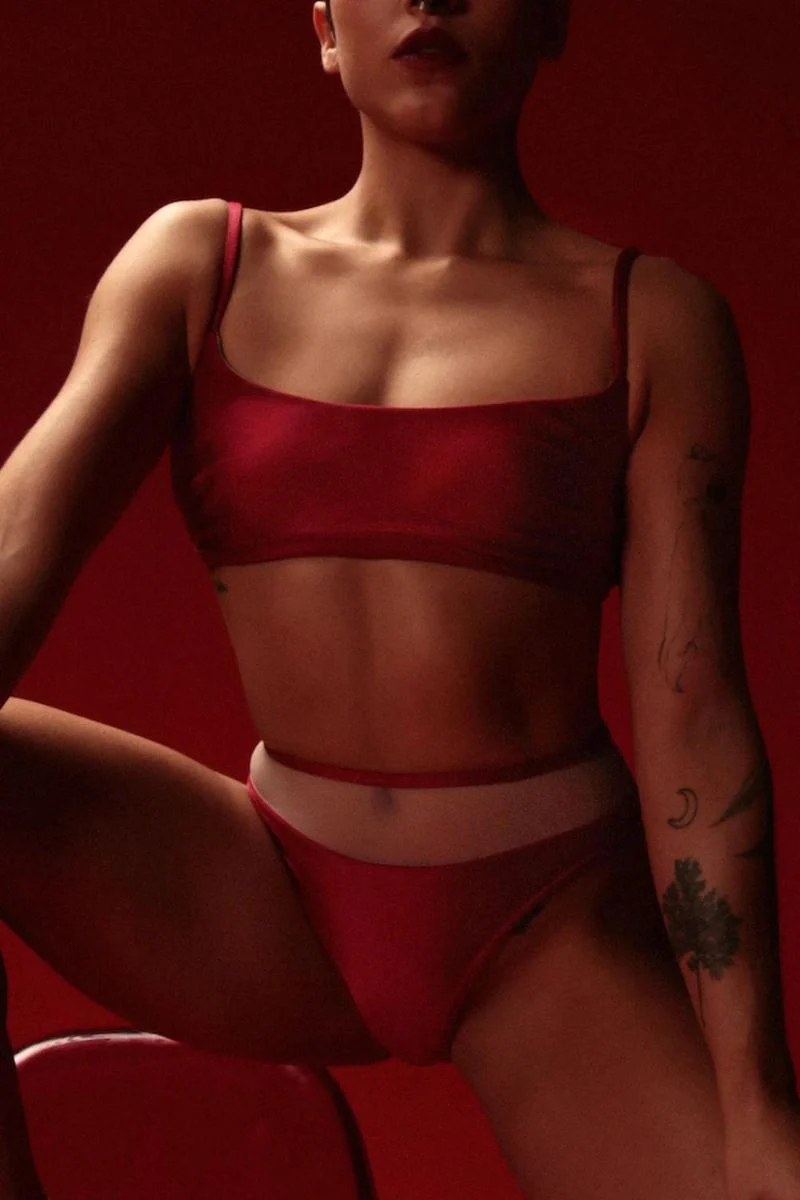 Rolling Vento Reversible Bottoms - Rouge/Beige - Image 3