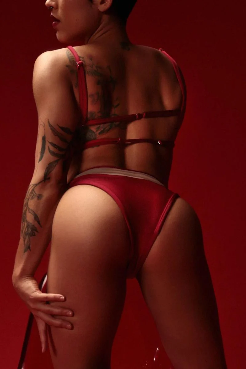 Rolling Vento Reversible Bottoms - Rouge/Beige - Image 4