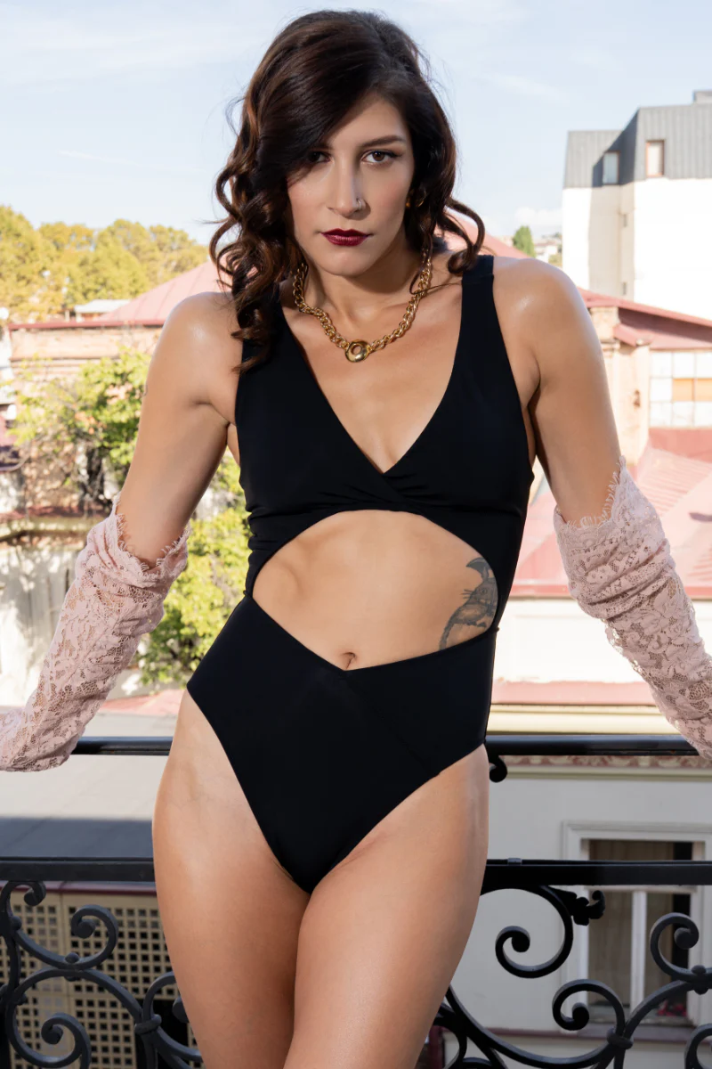 Shark Polewear Felichita Bodysuit - Black