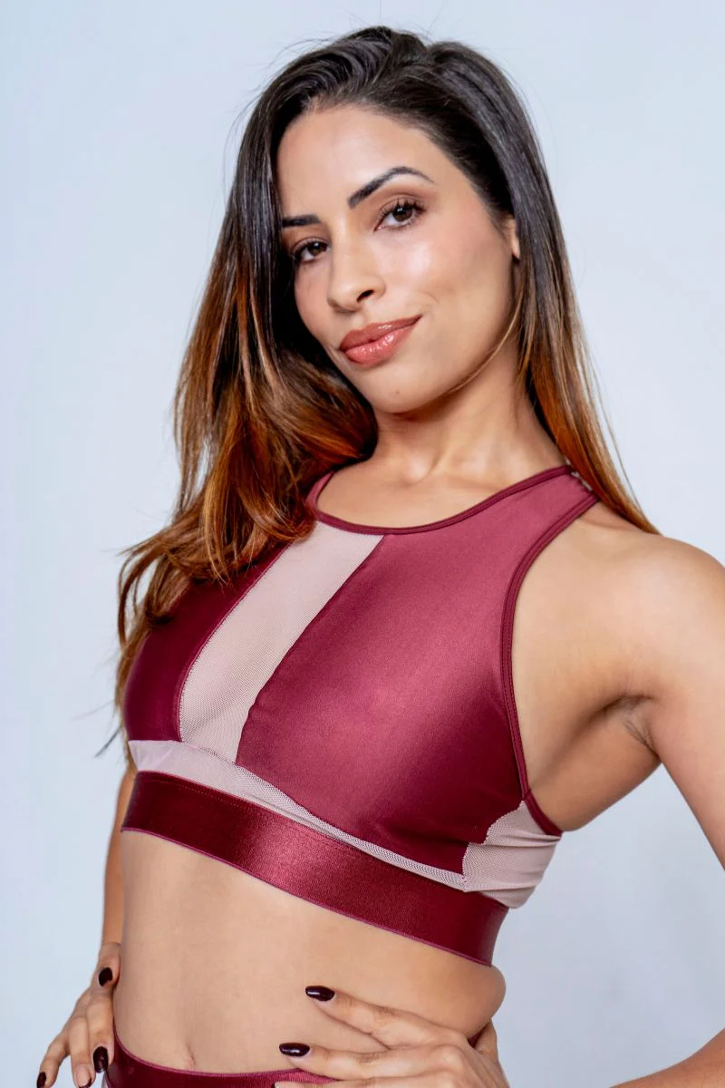 Sorte Dream Trance Top - Burgundy - Image 7
