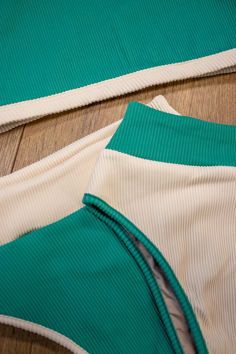 Sorte Dynamique Top - Green/Off White - Image 6