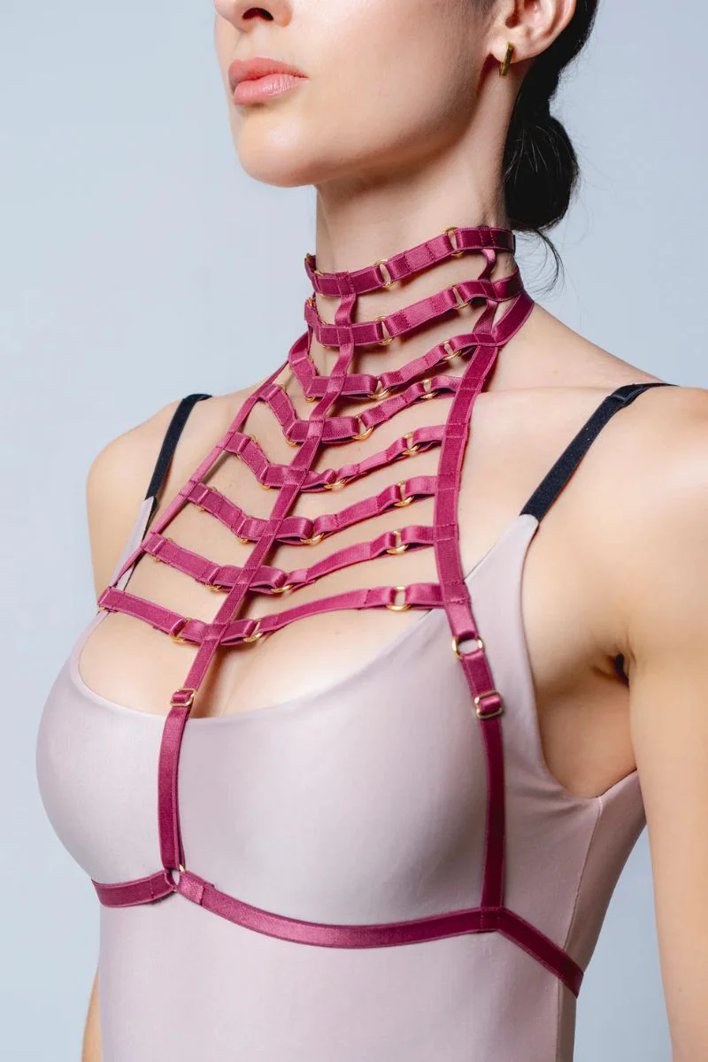 Sorte NYX Top Harness- Burgundy
