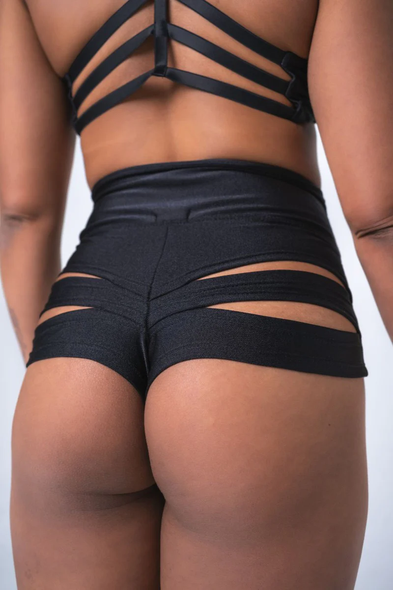 Sorte Scandal Hot Pants - Black