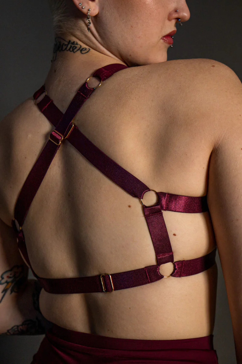 Tatiana Active Tokio Top - Matte Wine - Image 3