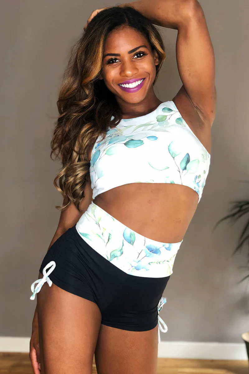 The Enviro Co. High Neck Crop Top - Daintree Day - Image 2