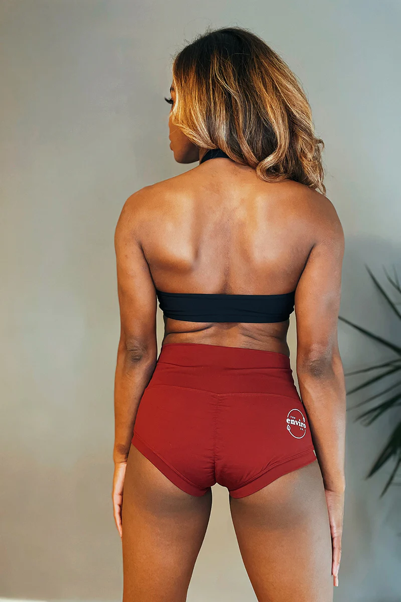The Enviro Co. Smoove Shorts - Wine - Image 3