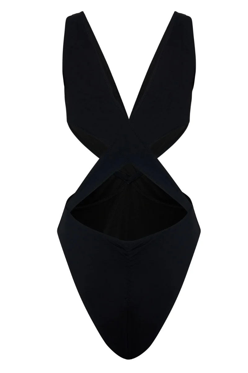 Shark Polewear Twist Bodysuit - Black - Image 5